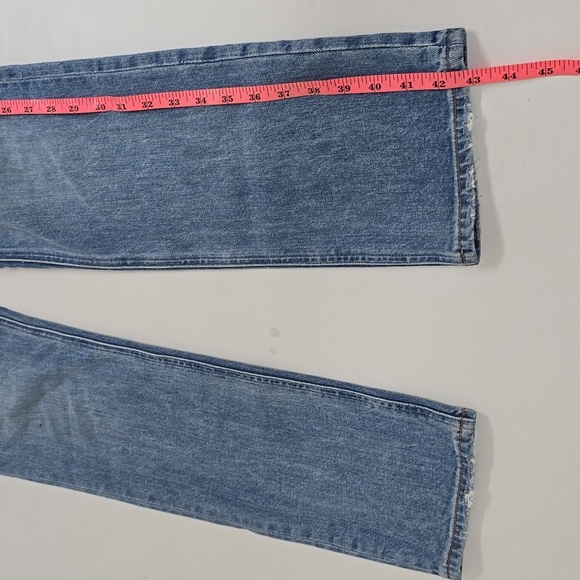 Denim Forum Women's Straight Leg Jeans - Light Blue - Picture 5 of 12